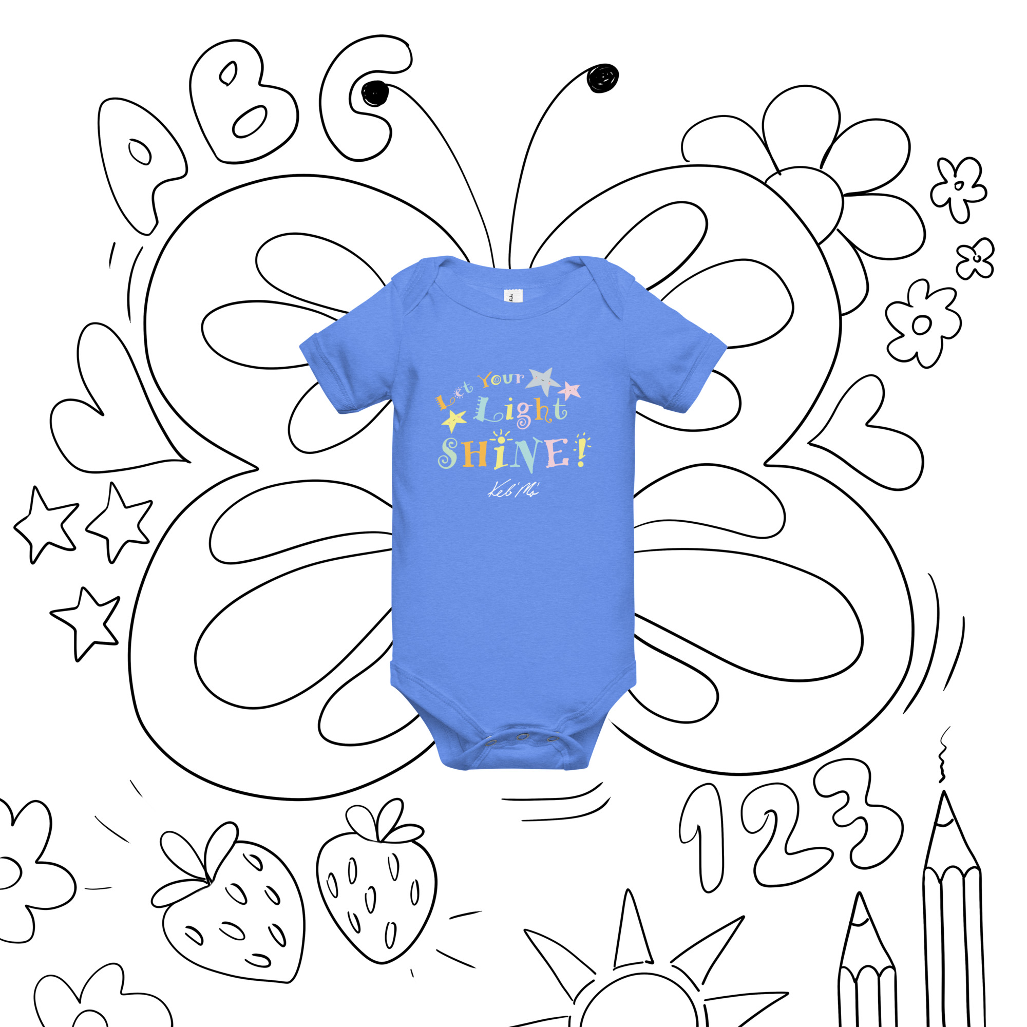 "Let Your Light Shine" Onesie - Image 3