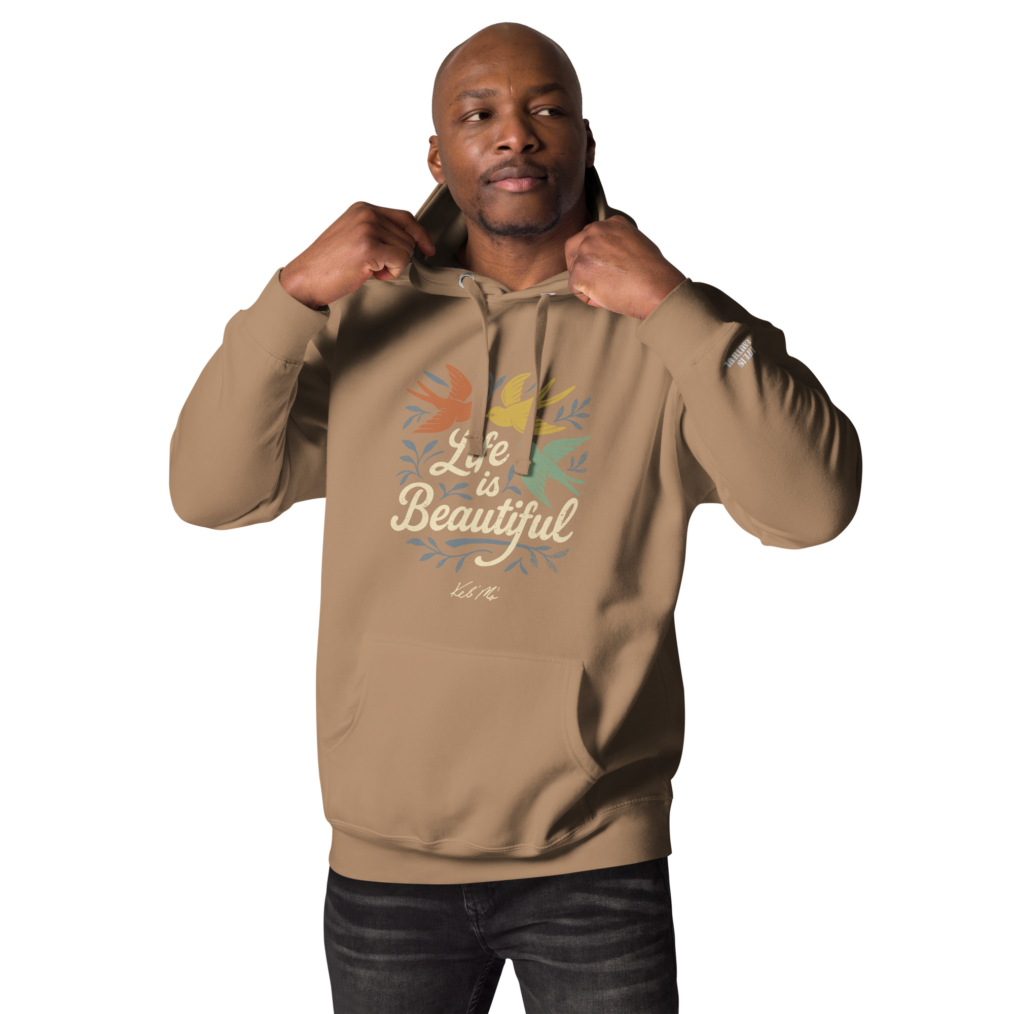 "Life is Beautiful" Pullover Hoodie (Unisex) - Image 4