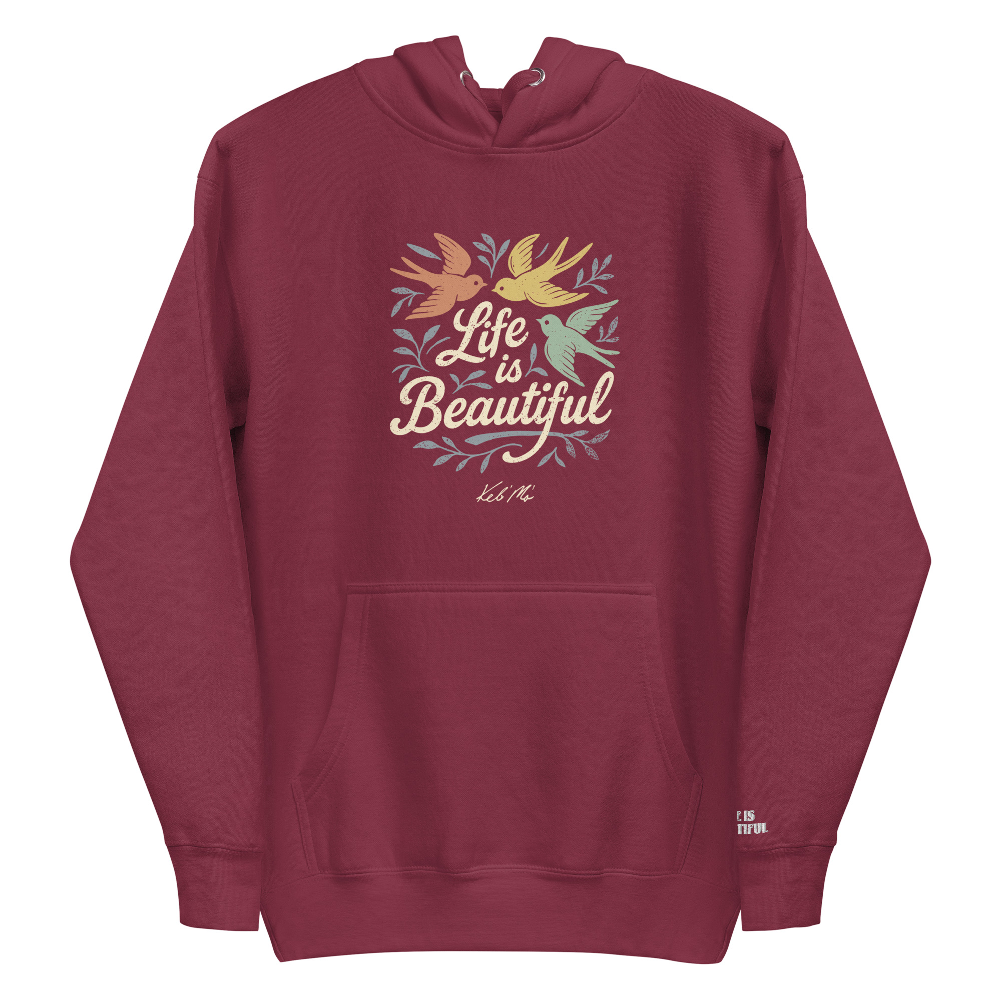 "Life is Beautiful" Pullover Hoodie (Unisex) - Image 14