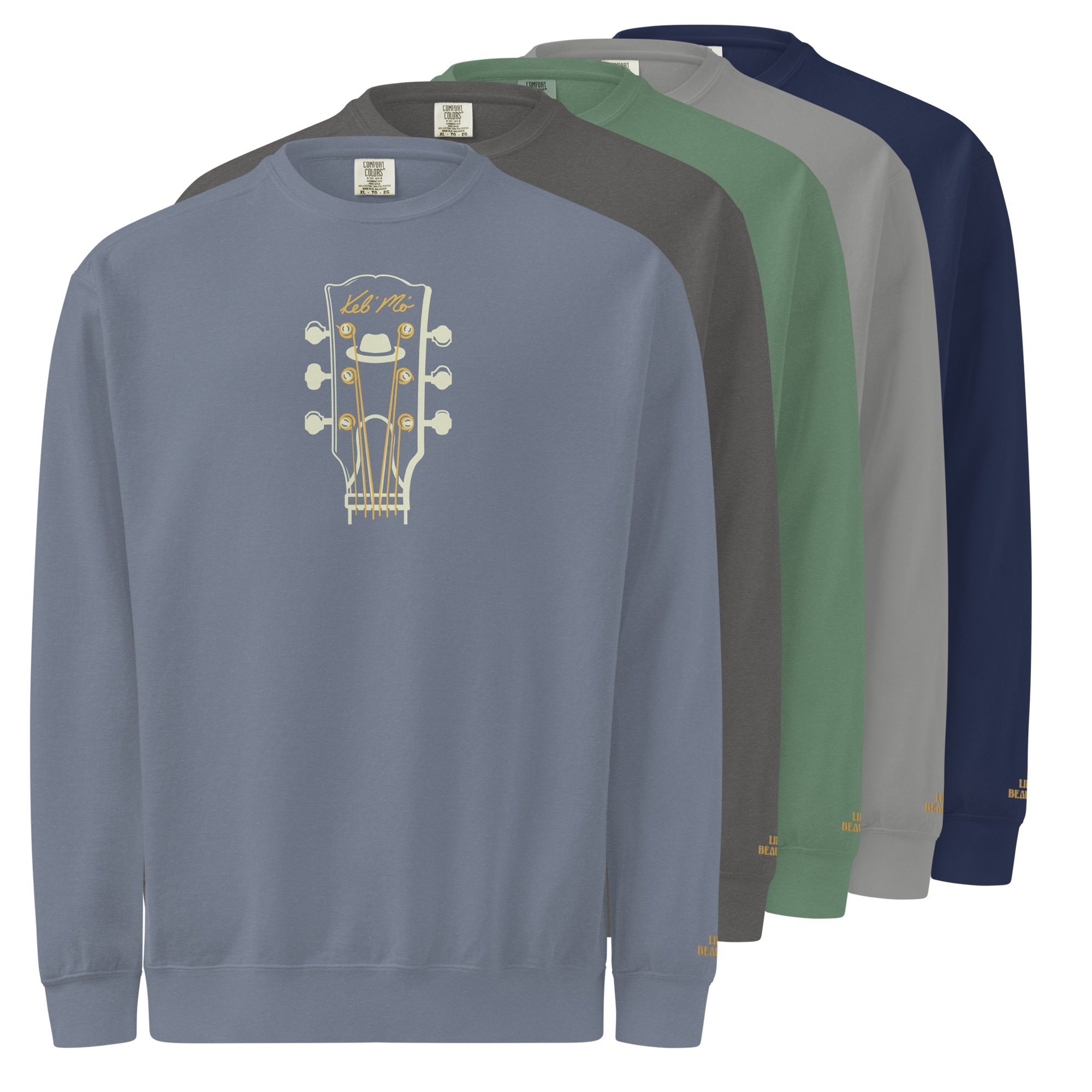 Featured image for “Keb' Mo' Guitar Garment-Dyed Sweatshirt (Unisex)”