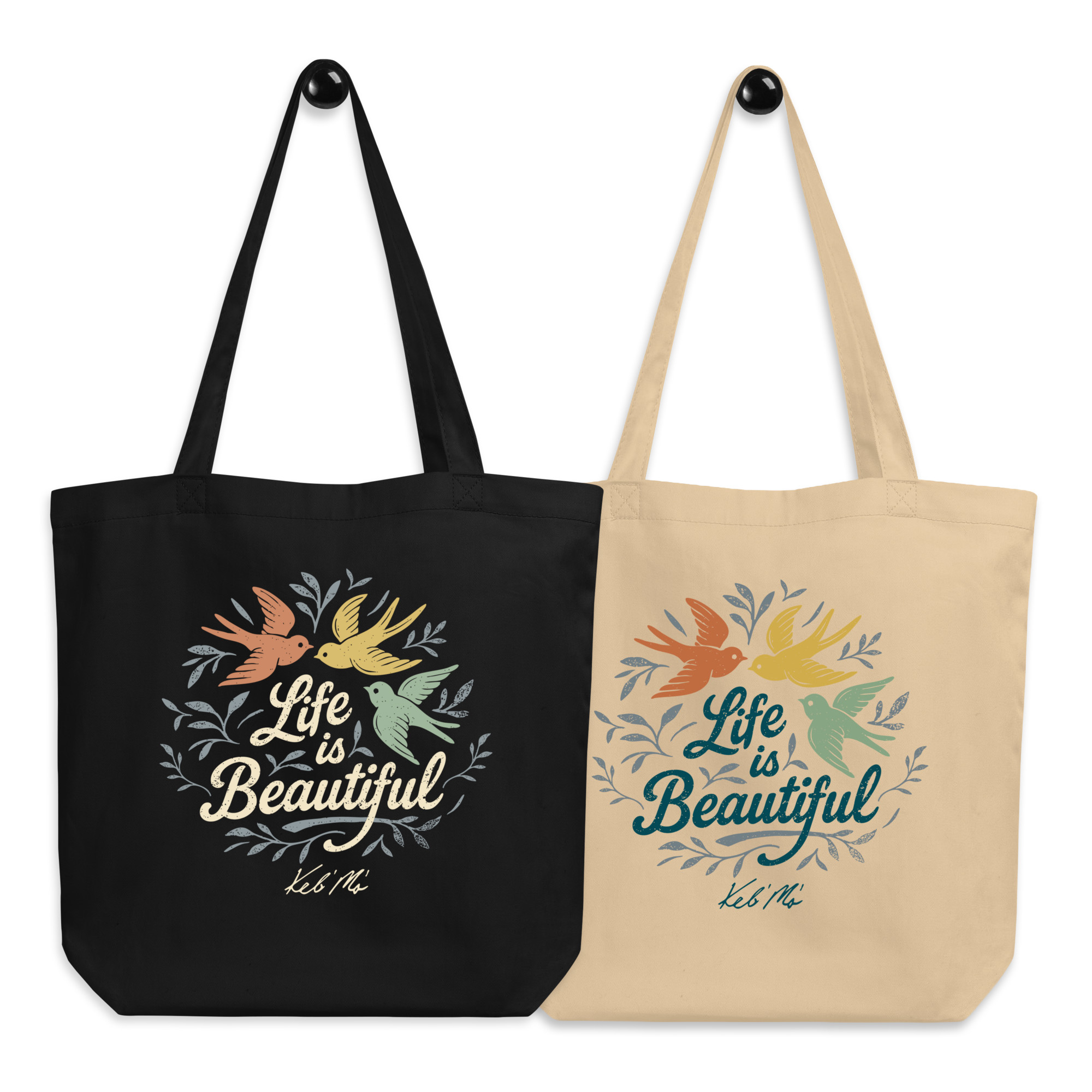 Featured image for “"Life is Beautiful" Eco Tote Bag”