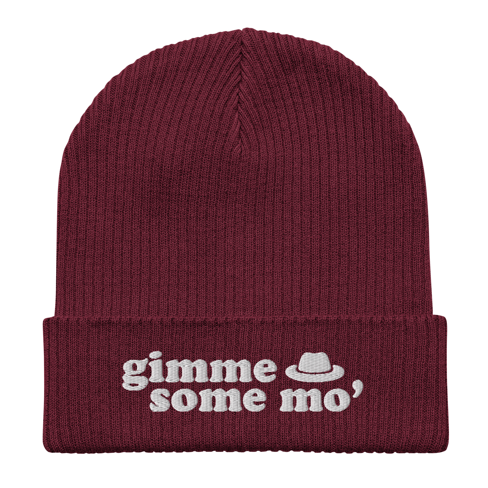 Gimme Some Mo' Organic Ribbed Beanie - Image 8
