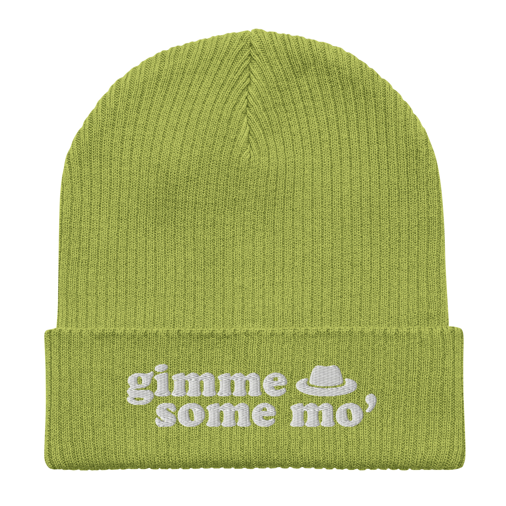 Gimme Some Mo' Organic Ribbed Beanie - Image 12