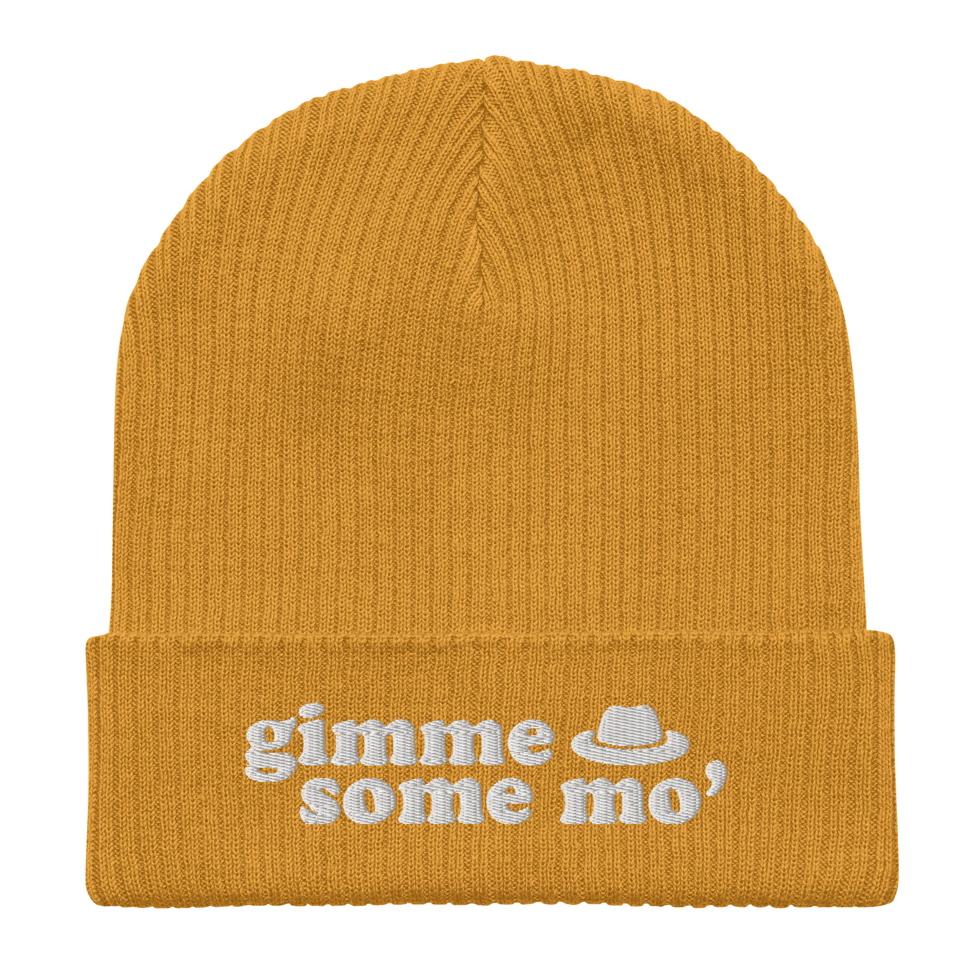 Gimme Some Mo' Organic Ribbed Beanie - Image 10