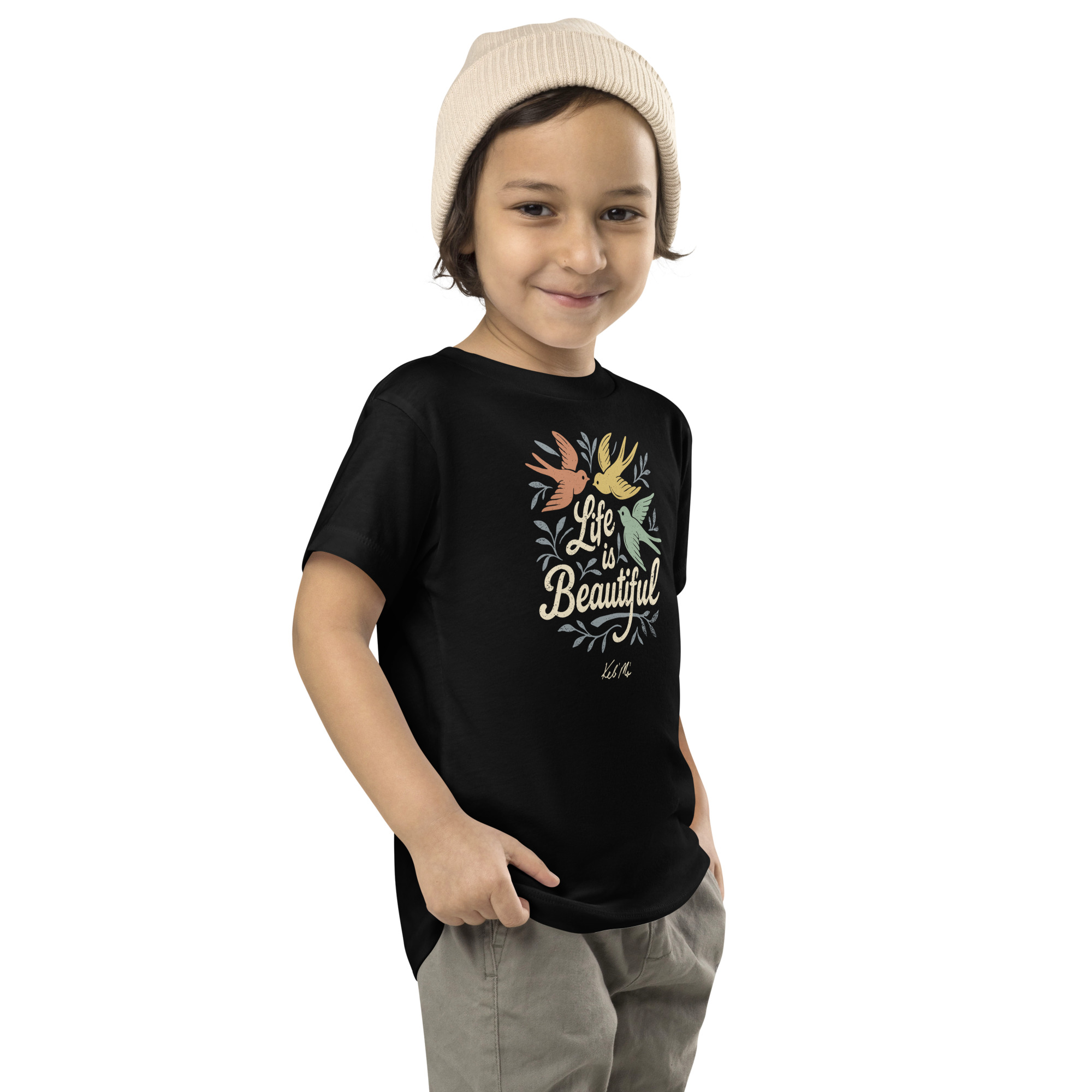 "Life is Beautiful" Toddler Tee (Unisex) - Image 2