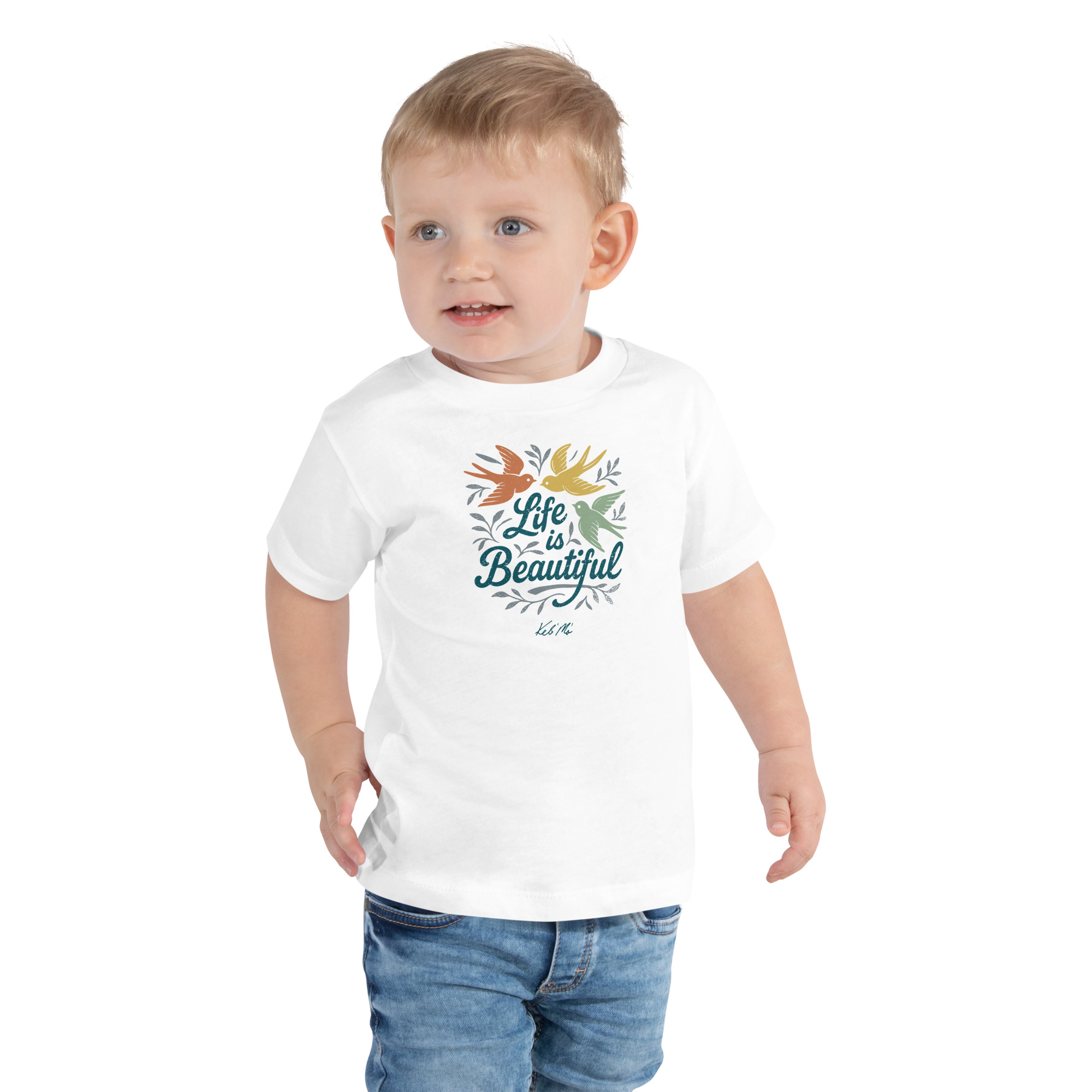 "Life is Beautiful" Toddler Tee (Unisex) - Image 6