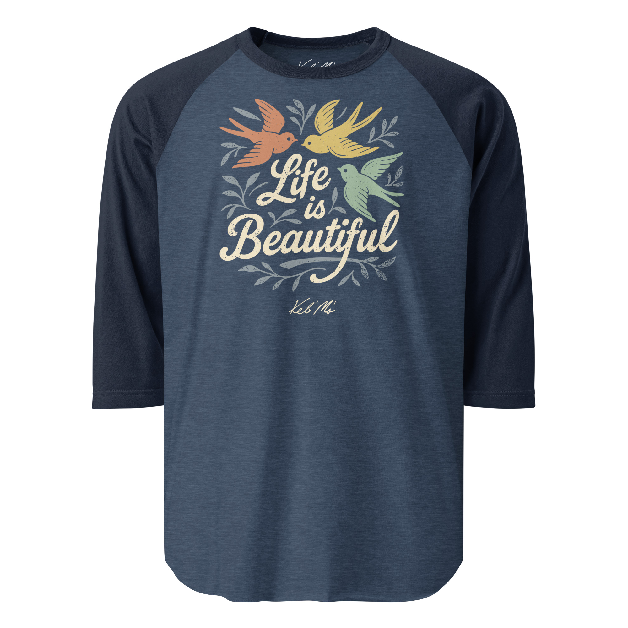 Life is Beautiful 3/4 Sleeve Raglan Tee (Unisex) - Image 12