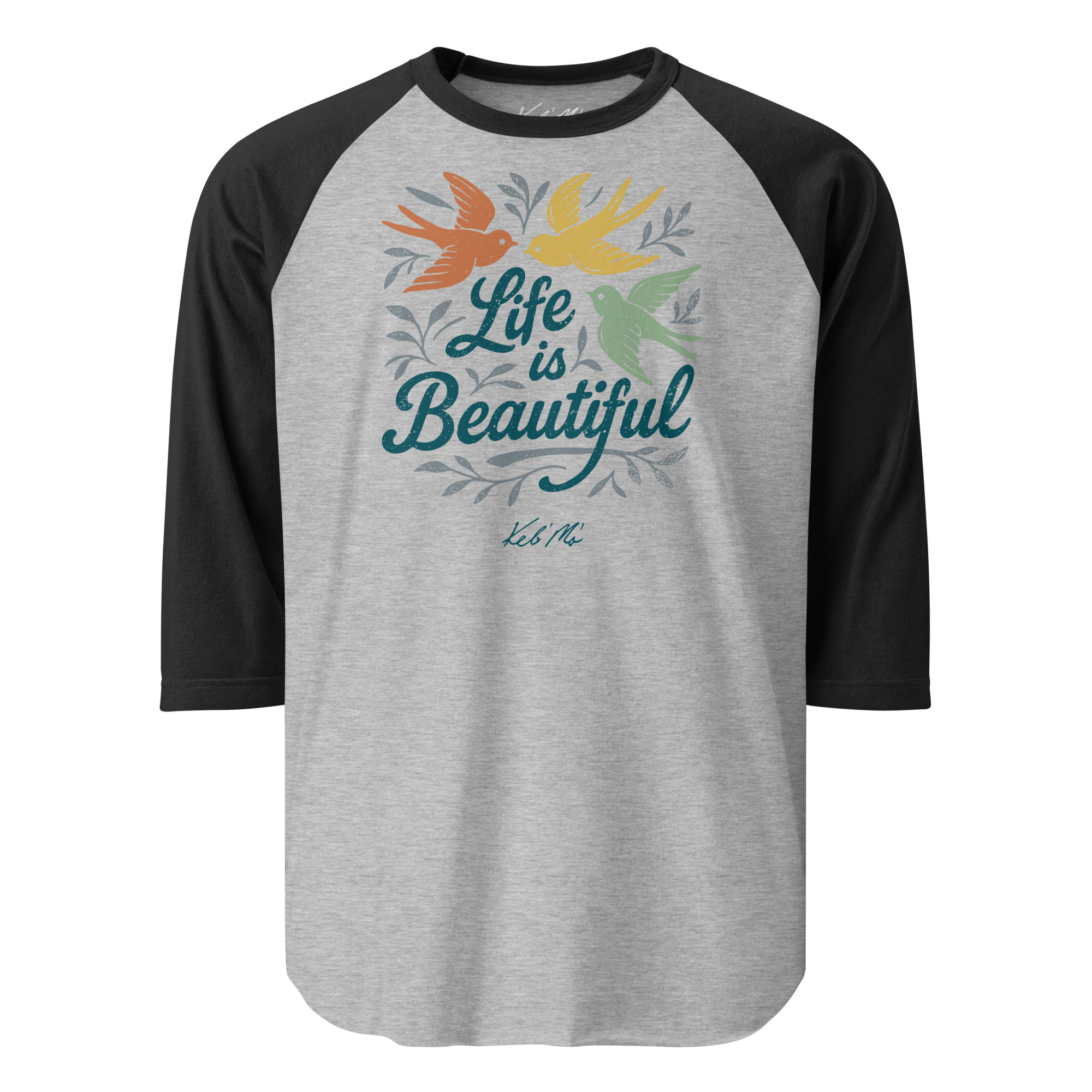 Life is Beautiful 3/4 Sleeve Raglan Tee (Unisex) - Image 10