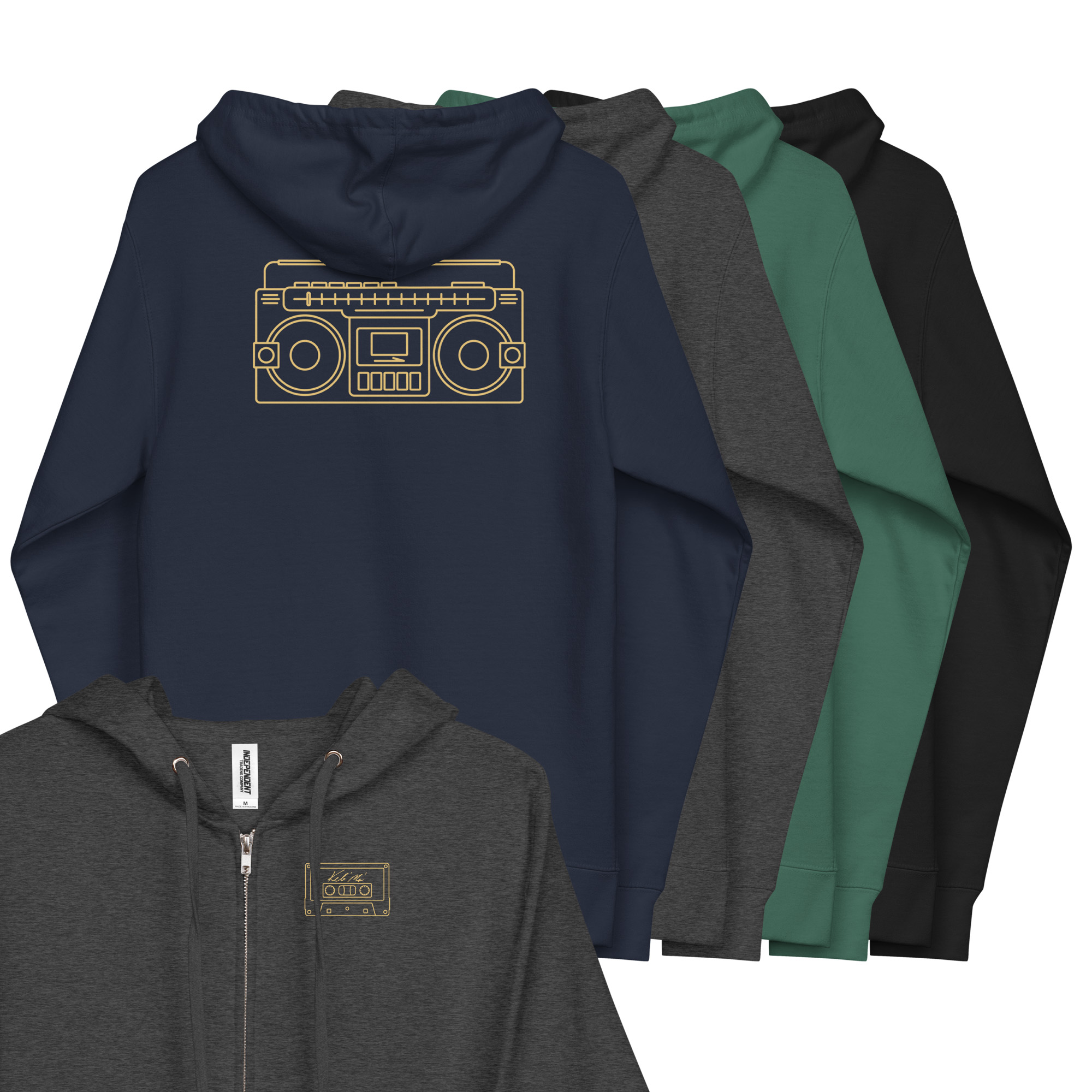 Featured image for “Boombox Heavyweight Zip Hoodie”