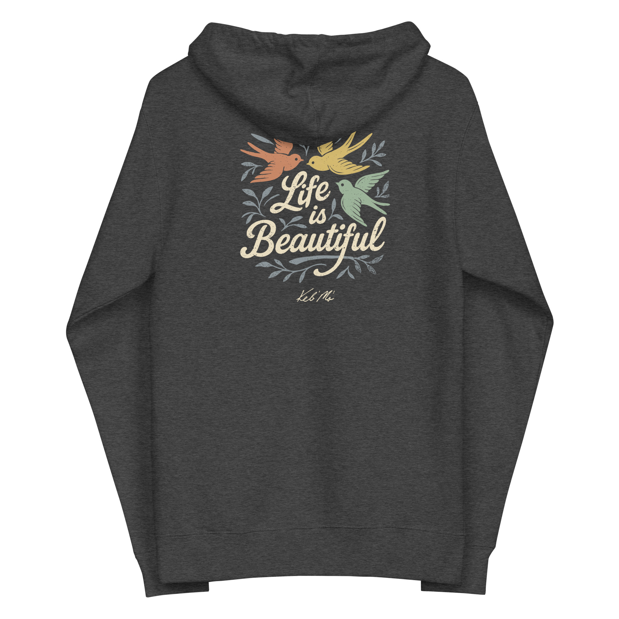 "Life Is Beautiful" Heavyweight Zip Hoodie (Unisex) - Image 12