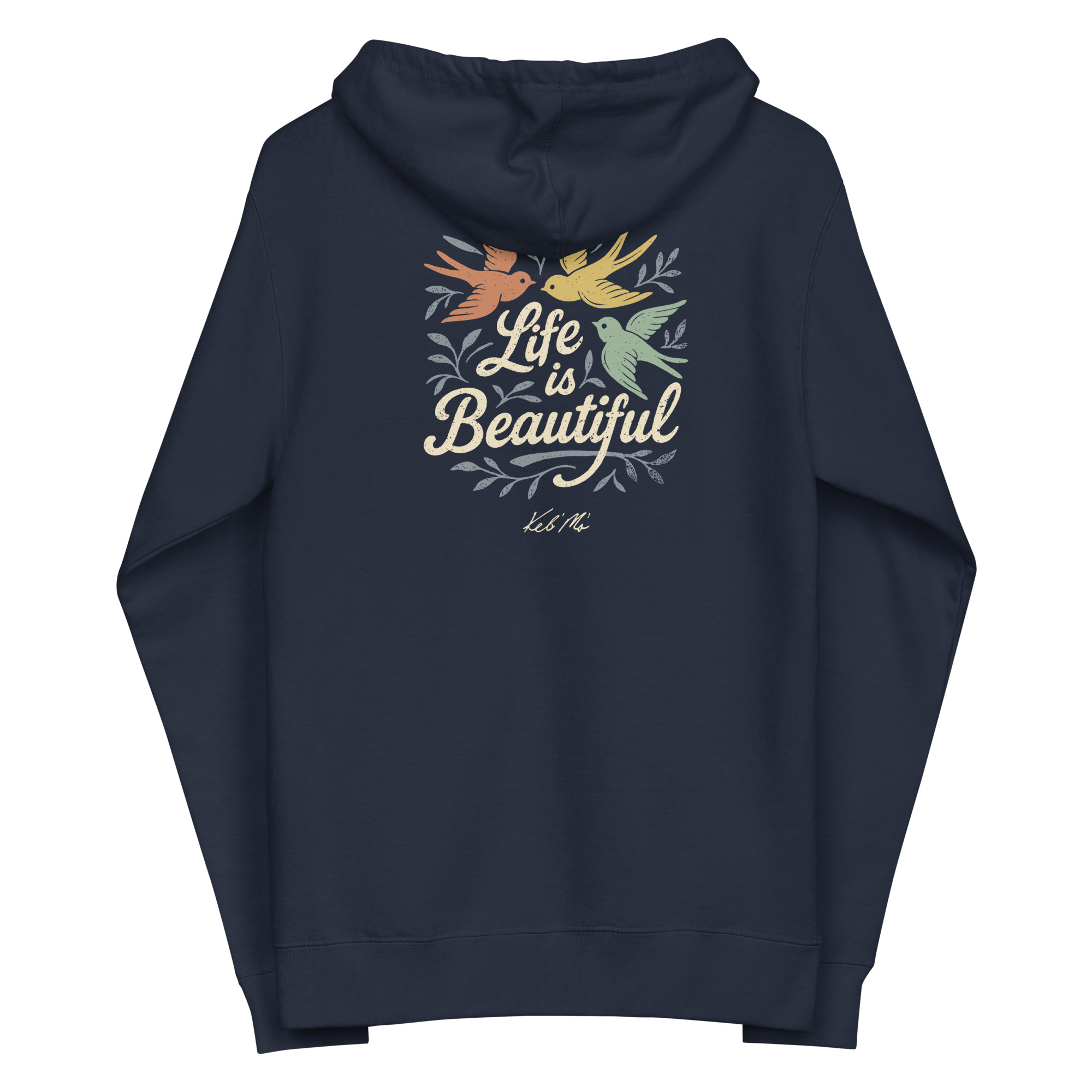 "Life Is Beautiful" Heavyweight Zip Hoodie (Unisex) - Image 10