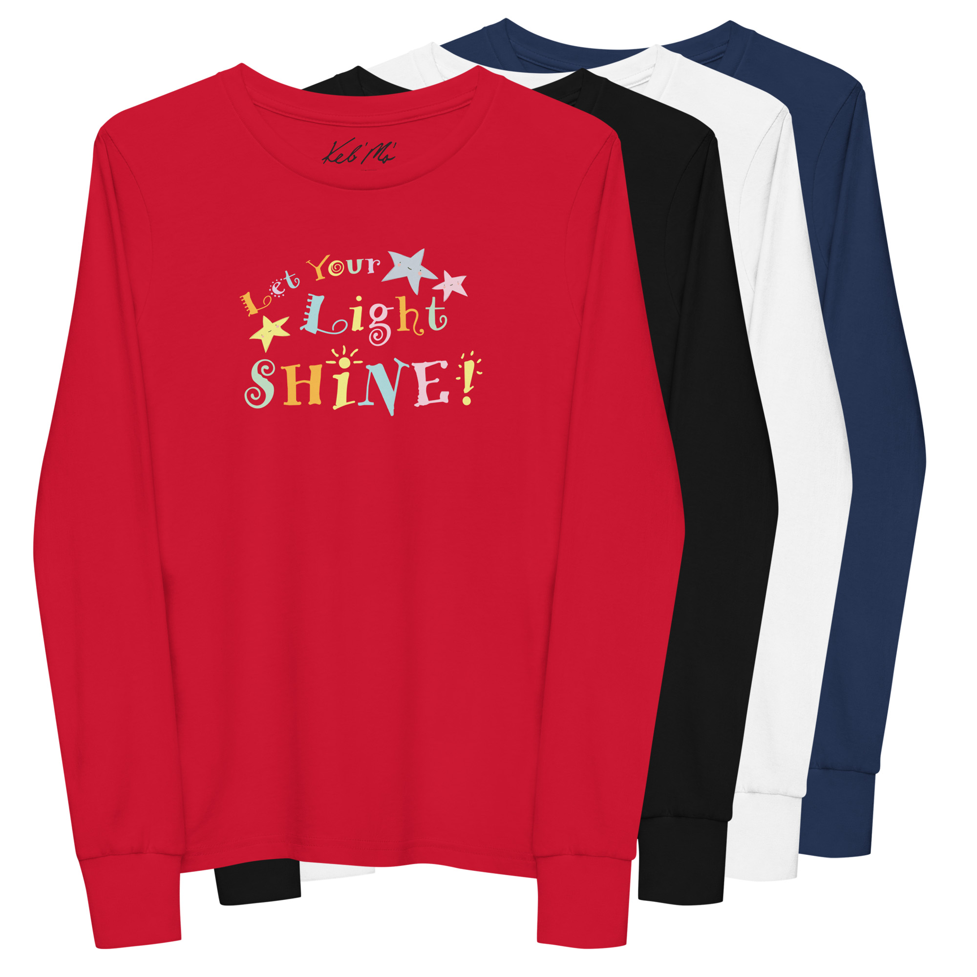 Featured image for “"Let Your Light Shine" Youth Long Sleeve Tee (Unisex)”