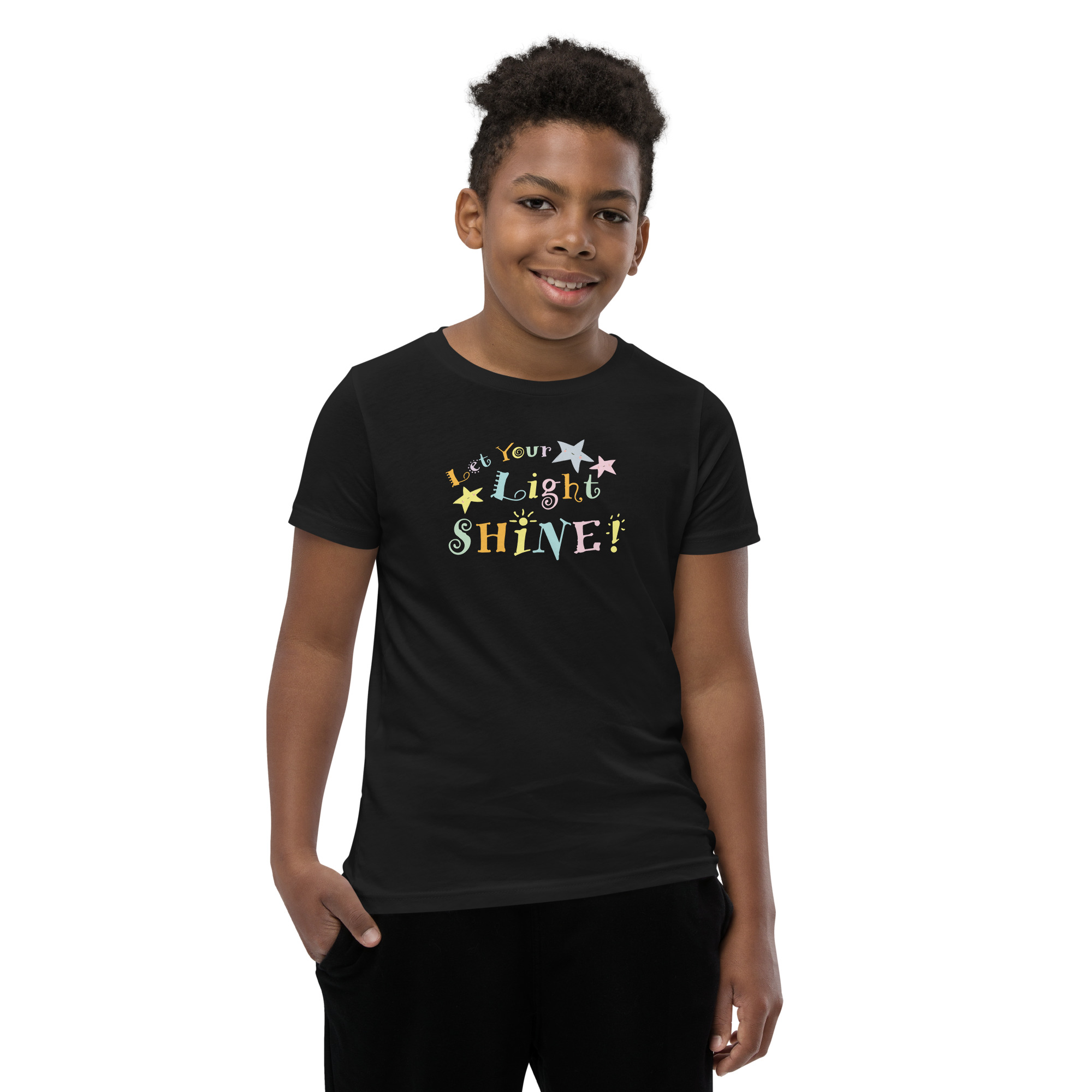 "Let Your Light Shine" Youth Tee (Unisex) - Image 3